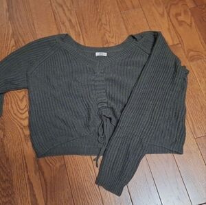 Dark Green Knit Sweater